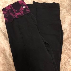 Lulu Lemon Boot Cut Pant (tie dye)